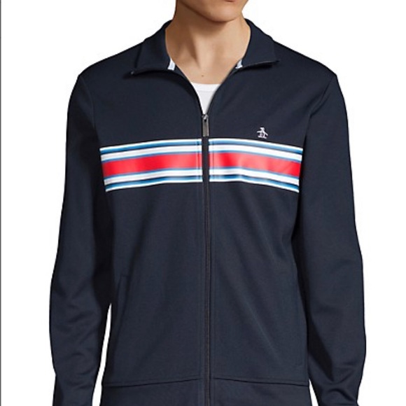 Original Penguin Stripe Track Jacket 